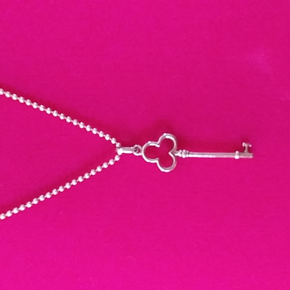 NECKLACE with KEY CHARM